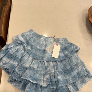 LoveShackFancy Ruffle Mini Skirt
